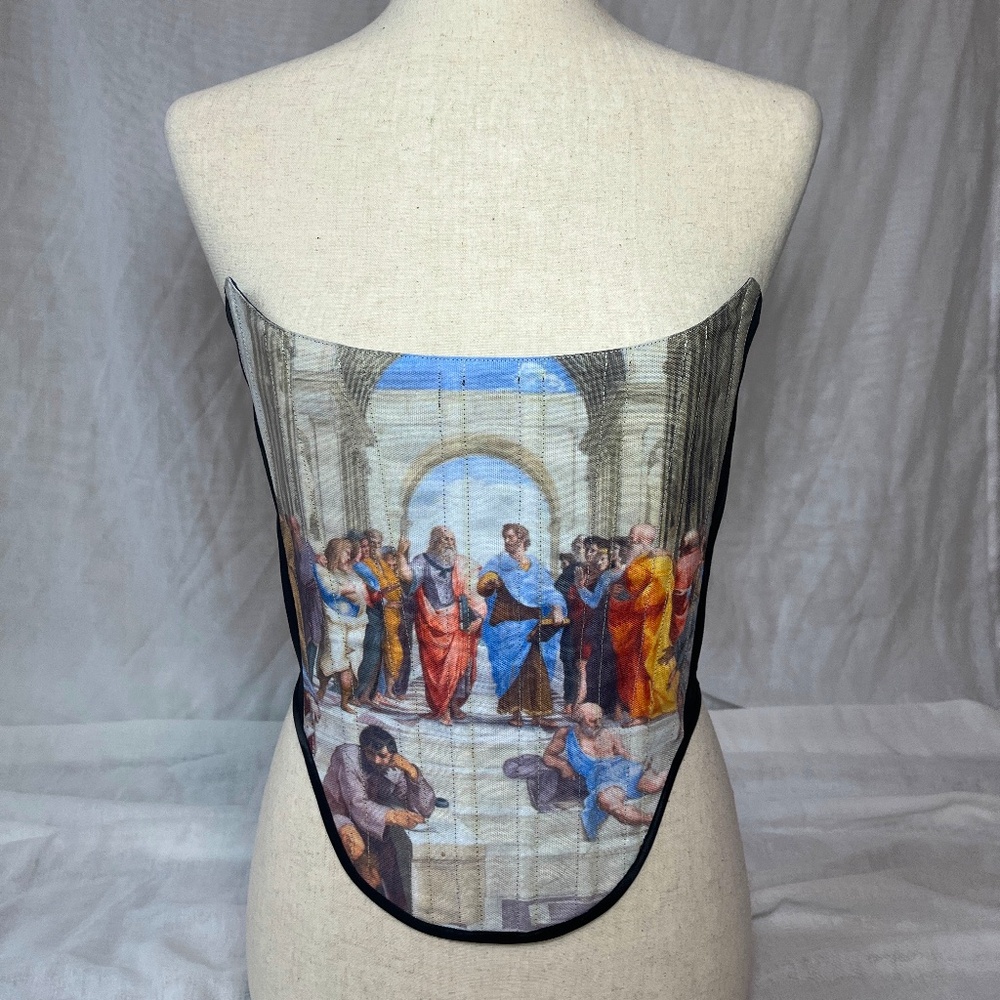 School of Athens Corset - Art Renaissance Bustier